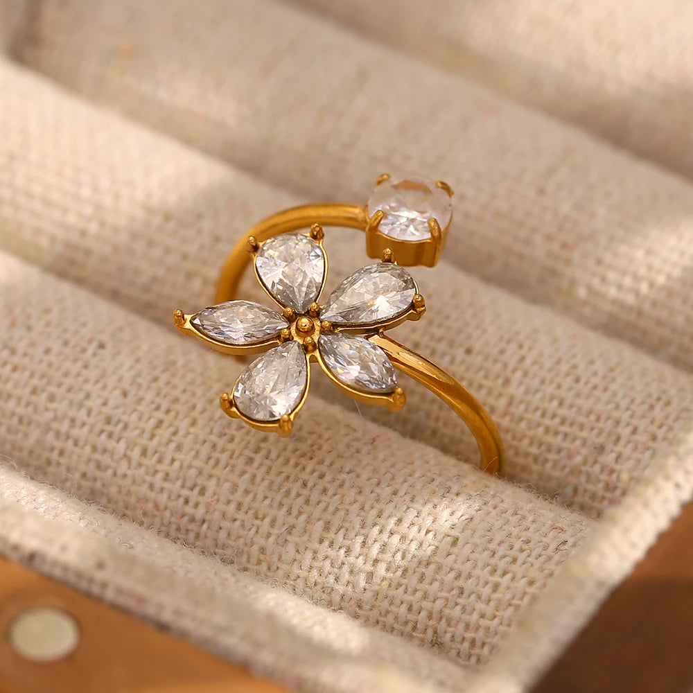 Open Petal Ring