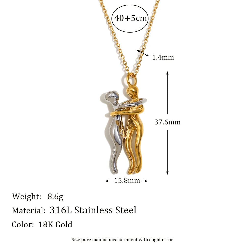 Hug Embrace Necklace