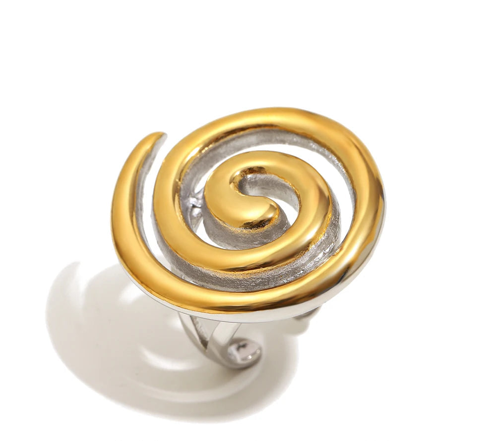 Spiral Twist Ring