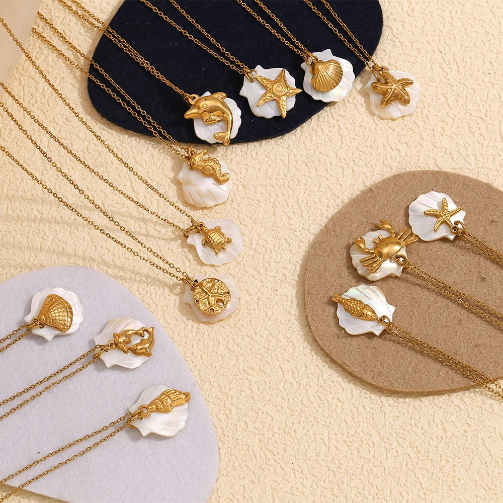 Sea Life Pendant Necklace
