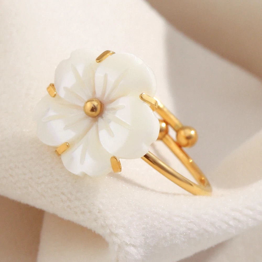White Blossom Ring