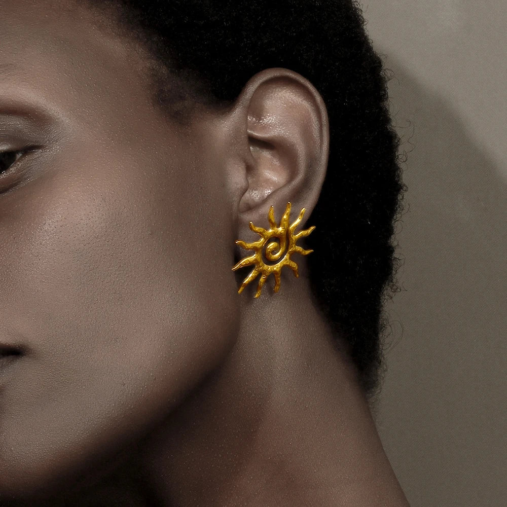 Sunflower Stud Earrings