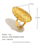 Hammered Glow Ring