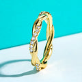 Anello Eternità Moissanite Infinity