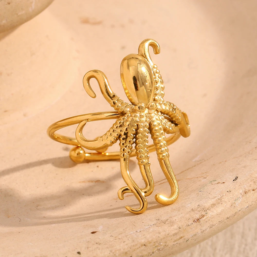 Octopus Open Ring