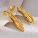 Creative 316L Stainless Steel High Heel Shoe Shaped Earrings