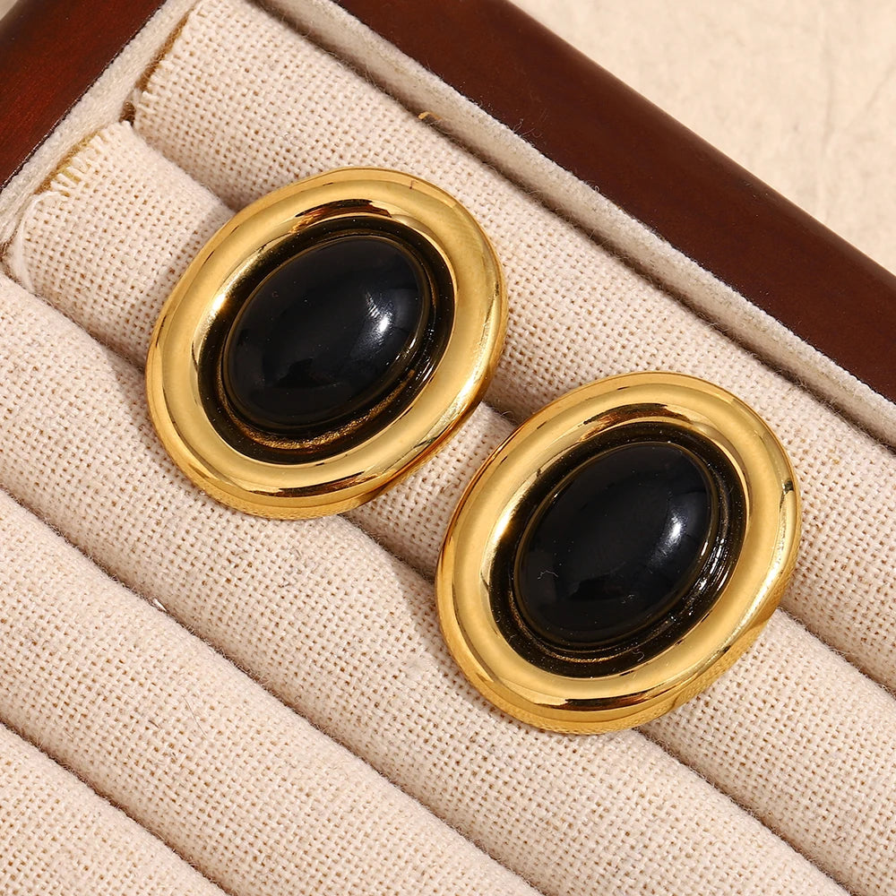 Oval Pure Studs