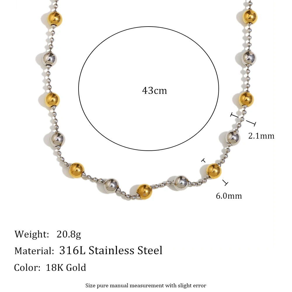 Minimal Beads Necklace