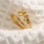Frangipani Layered Ring