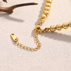 Double Colour Bead Love Necklace