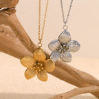 Golden Petal Necklace