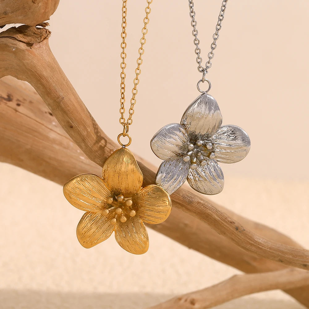 Golden Petal Necklace