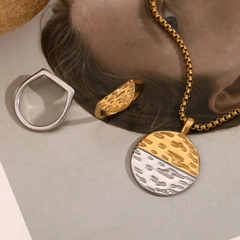 Sun & Moon Duo Ring