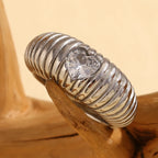 Lustre Stripe Ring