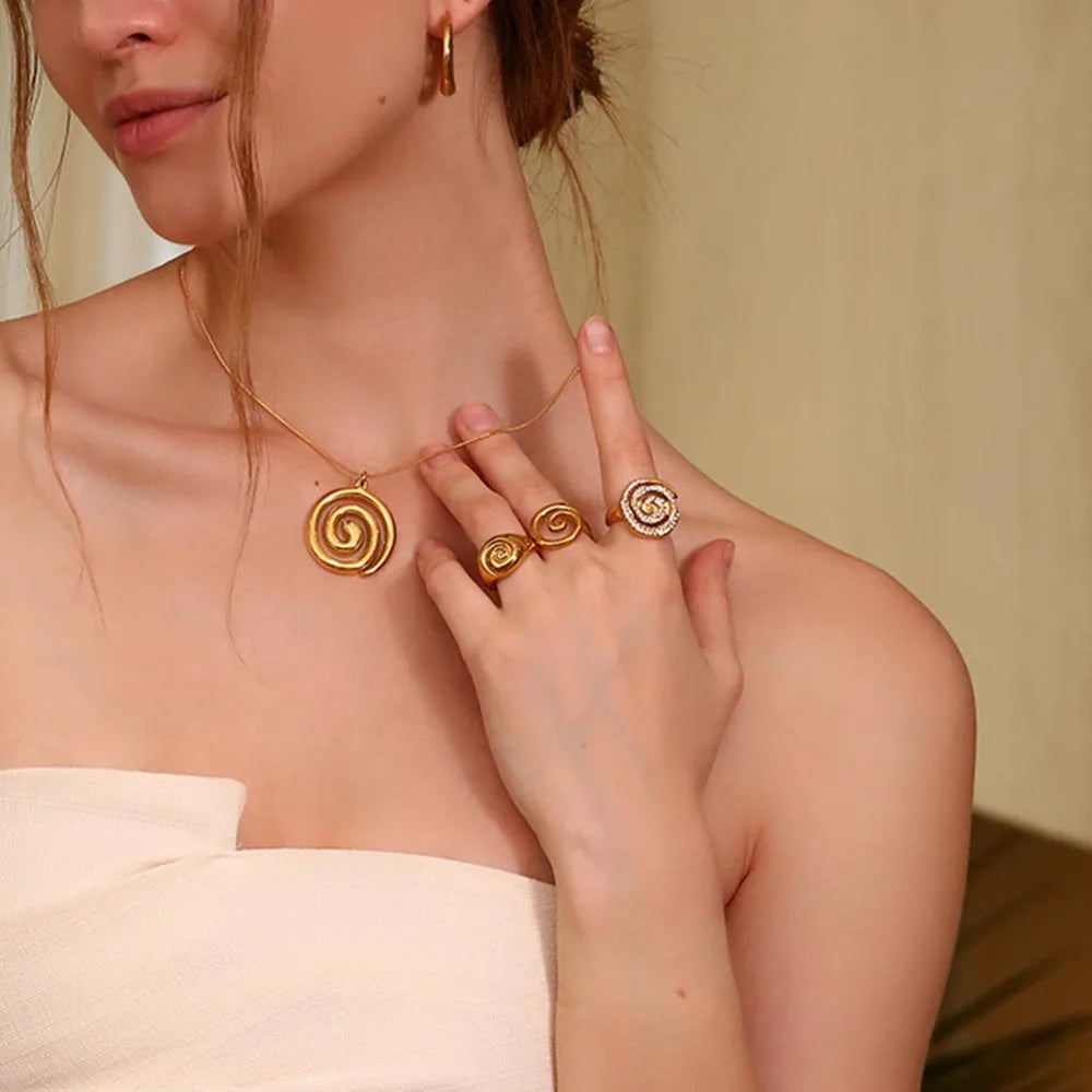Spiral Opening Ring