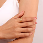 Frangipani Layered Ring