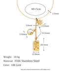 Sun Moon Star  Pendant Necklace