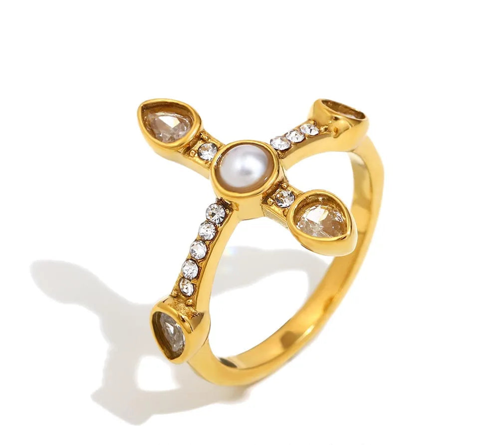 Divine Cross Ring