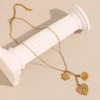 Celestial Heart Pendant Necklace