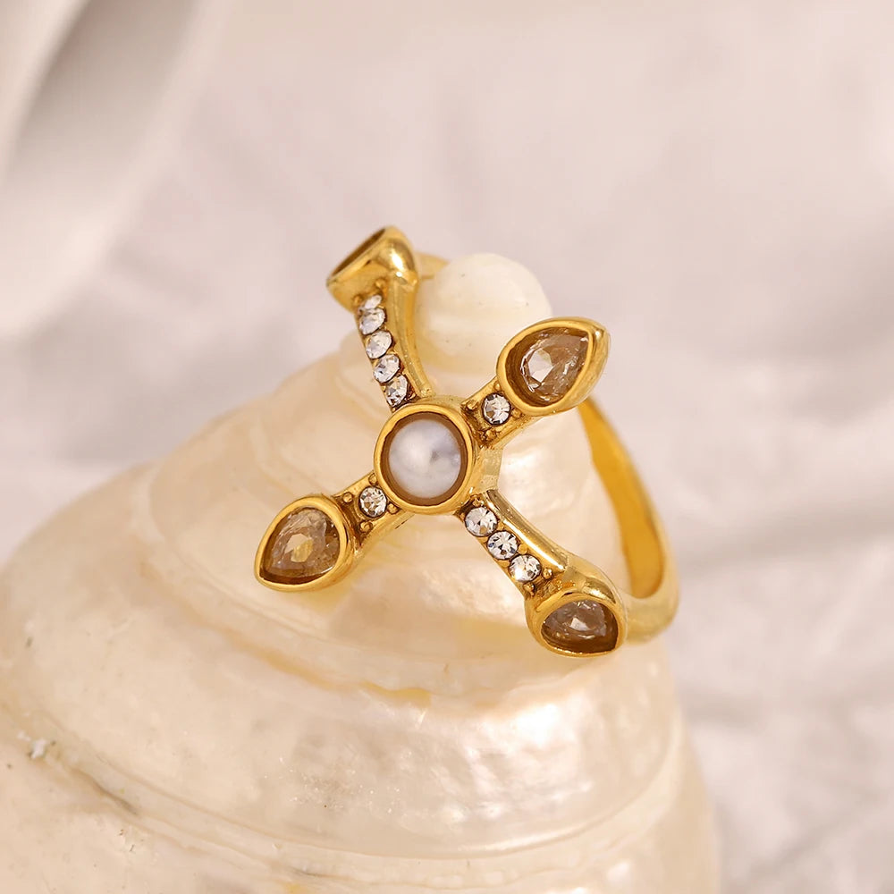 Divine Cross Ring