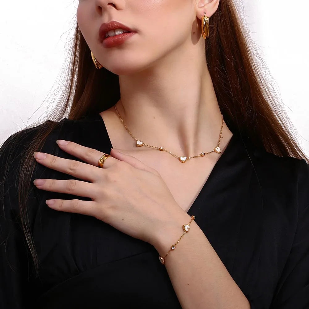 Seashell Heart Necklace