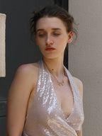Winged Initial Necklace