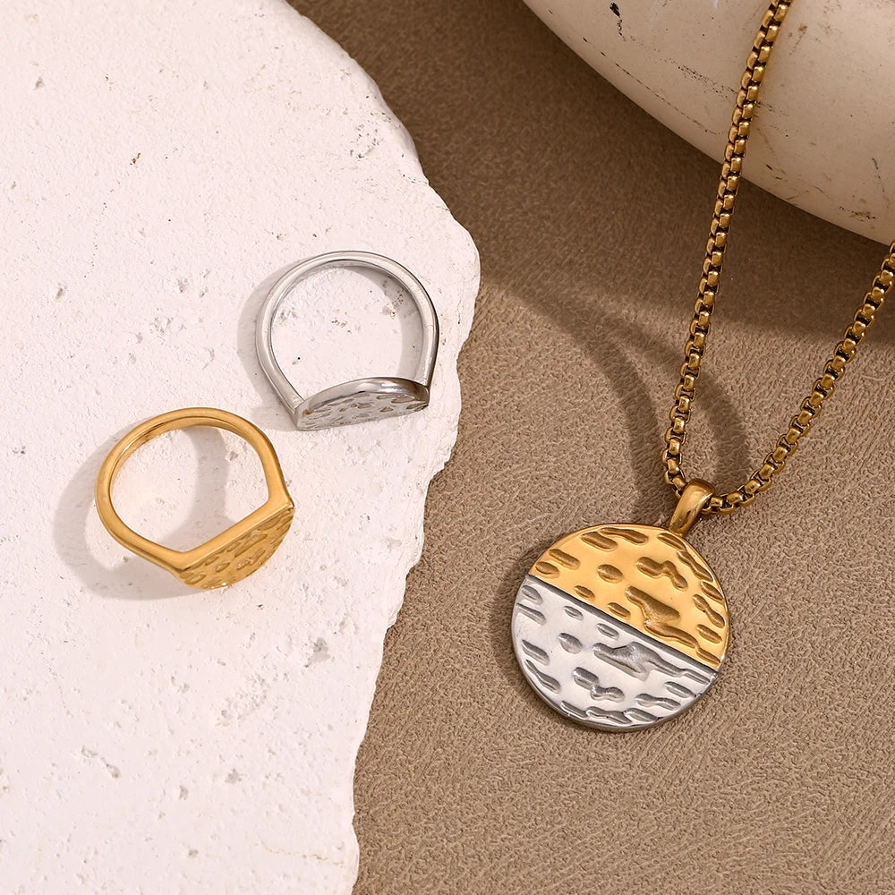 Sun & Moon Duo Ring