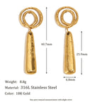 Golden Spiral Earrings