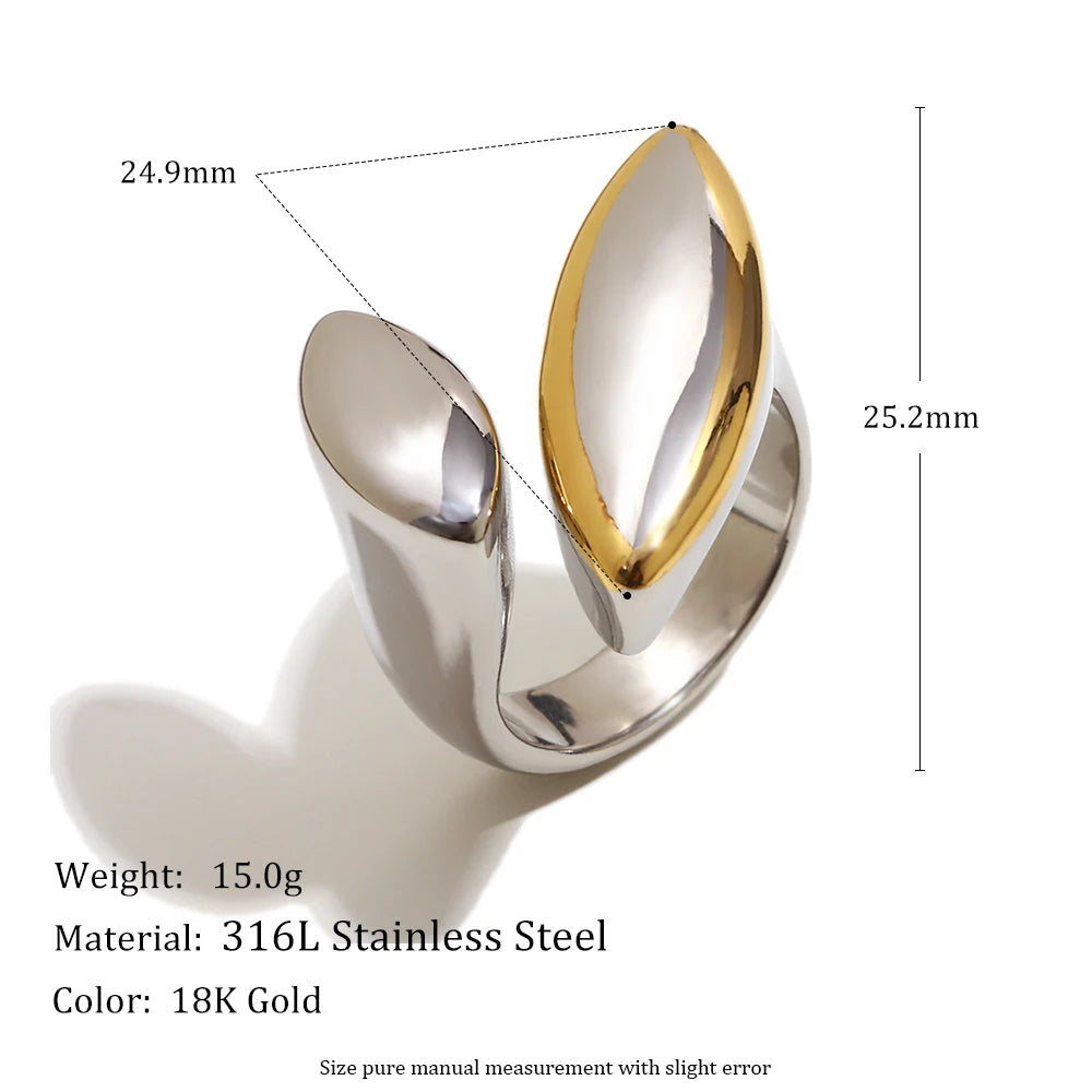 Asymmetric Oval Ring