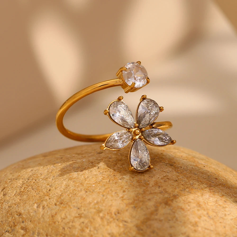 Open Petal Ring