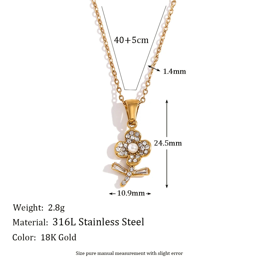 Pearl Blossom Necklace