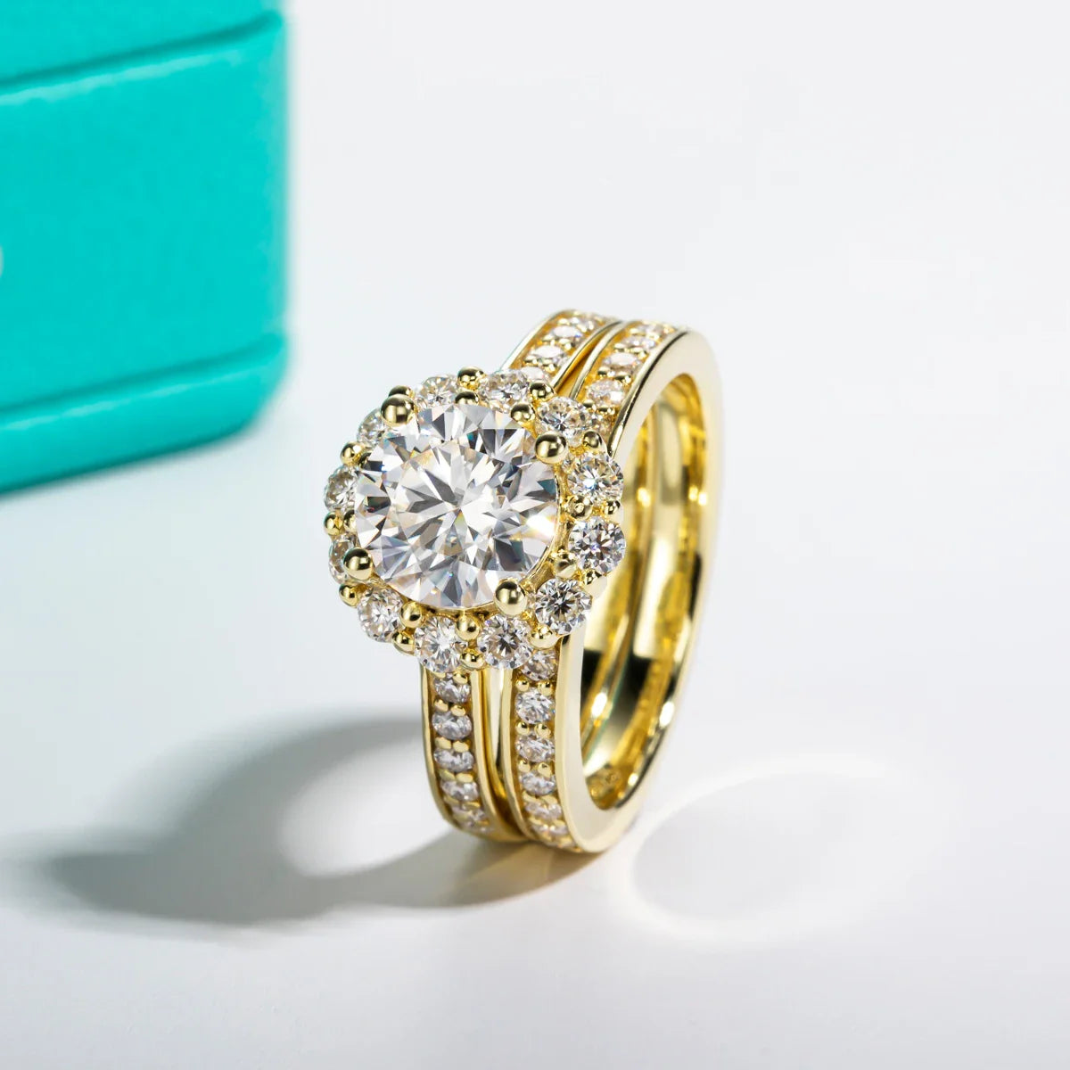 Anello Halo Bagliore Infinito (Set 2-in-1)