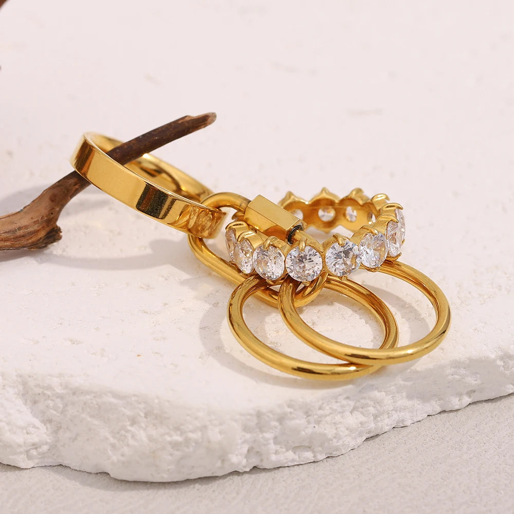 Radiant Layers Ring