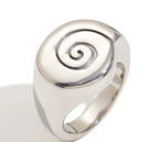 Spool Spiral Texture Ring