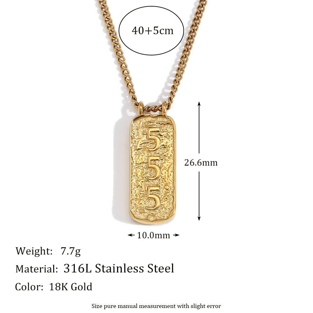 Lucky Number Tarot LOVE Pendant Necklace