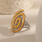 Spiral Twist Ring