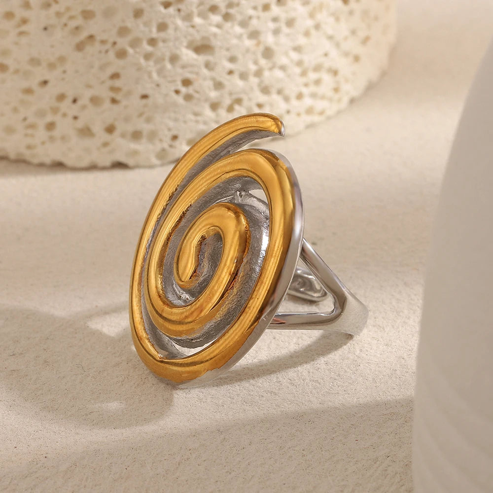 Spiral Twist Ring