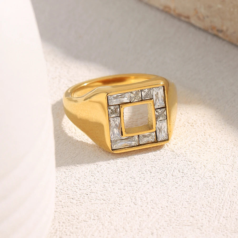 Waterproof Gold Ring