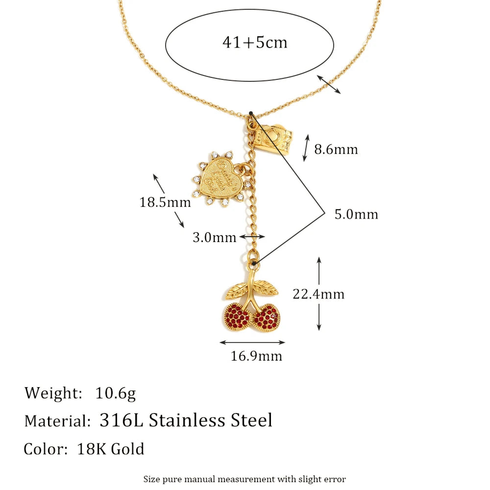 Celestial Heart Pendant Necklace