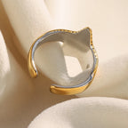 Starfish Charm Ring