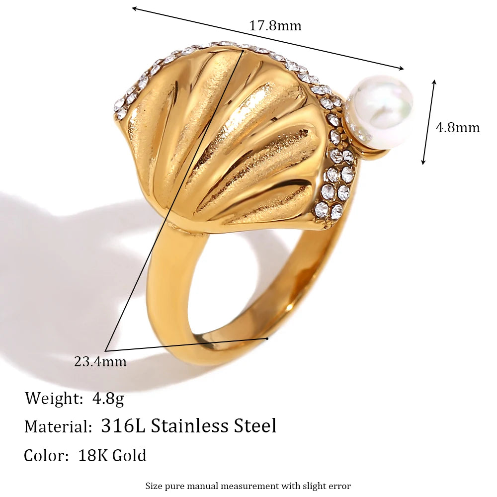 Pearl Shell Ring