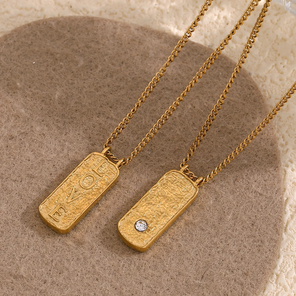 Lucky Number Tarot LOVE Pendant Necklace