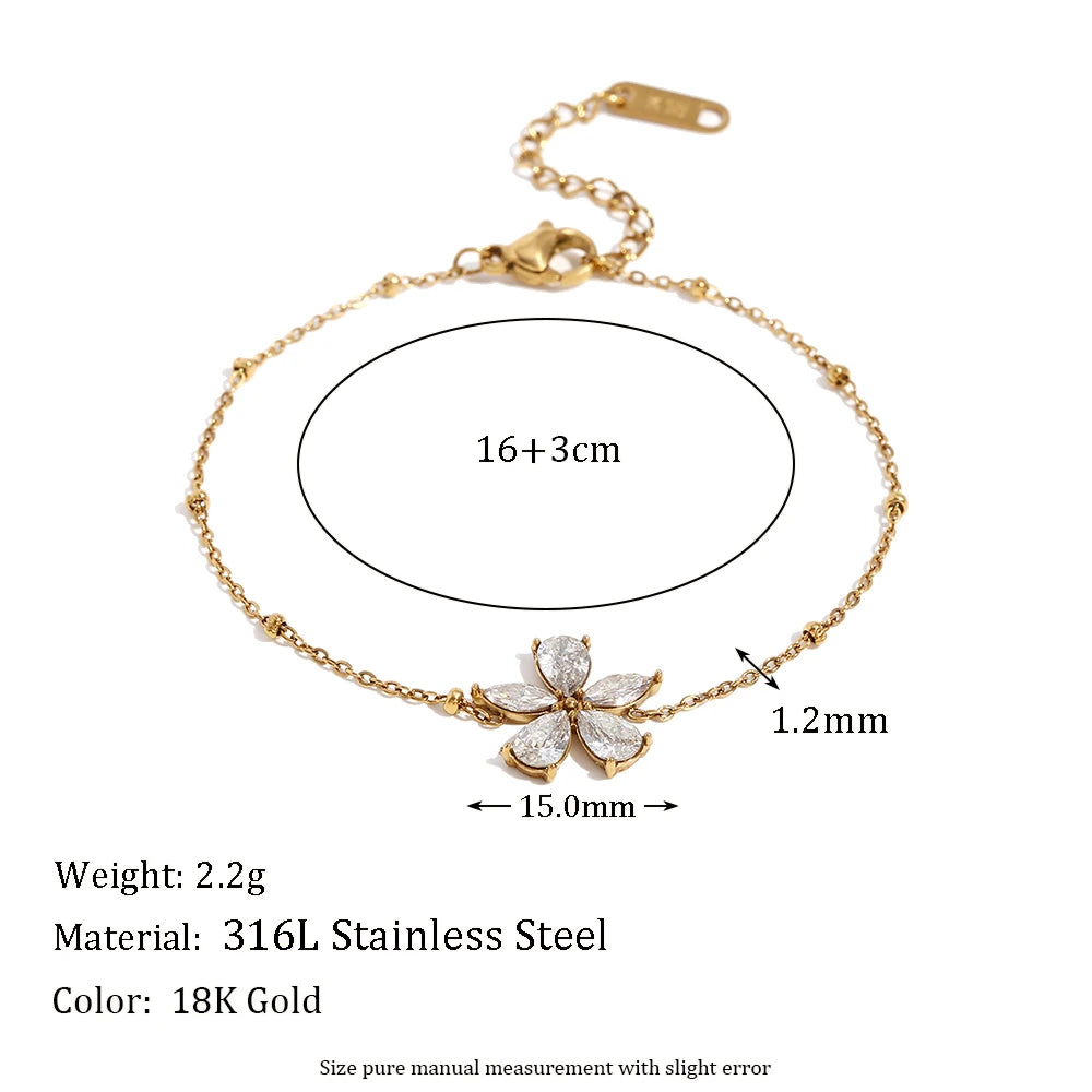Bloom Zircon Bracelet