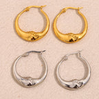 Lunar Hoop Earrings