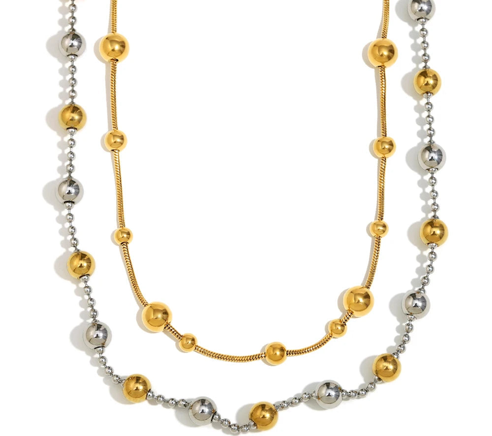 Minimal Beads Necklace