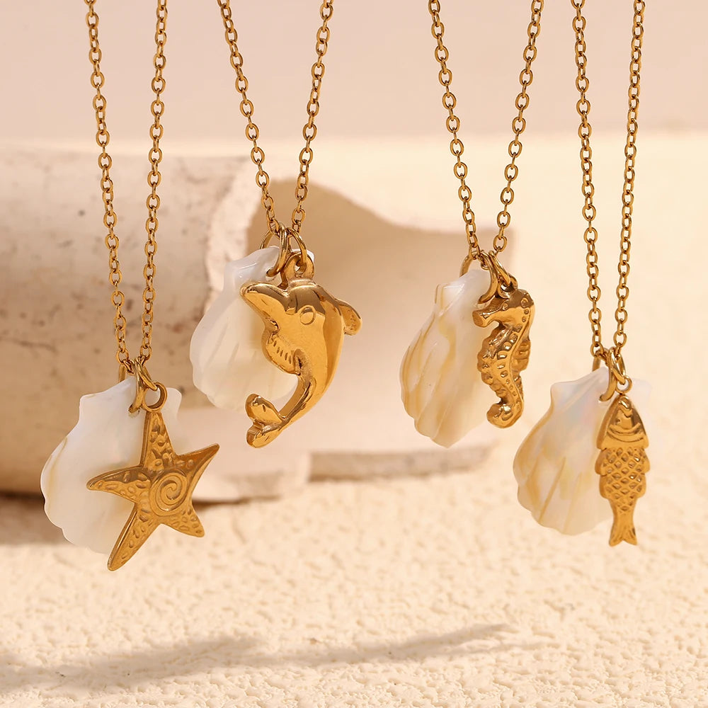 Sea Life Pendant Necklace