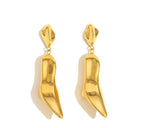 Creative 316L Stainless Steel High Heel Shoe Shaped Earrings