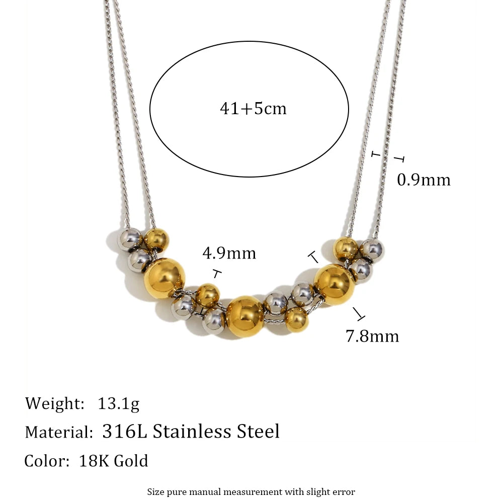 Minimal Beads Necklace