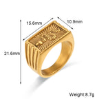 Serpent Square Ring