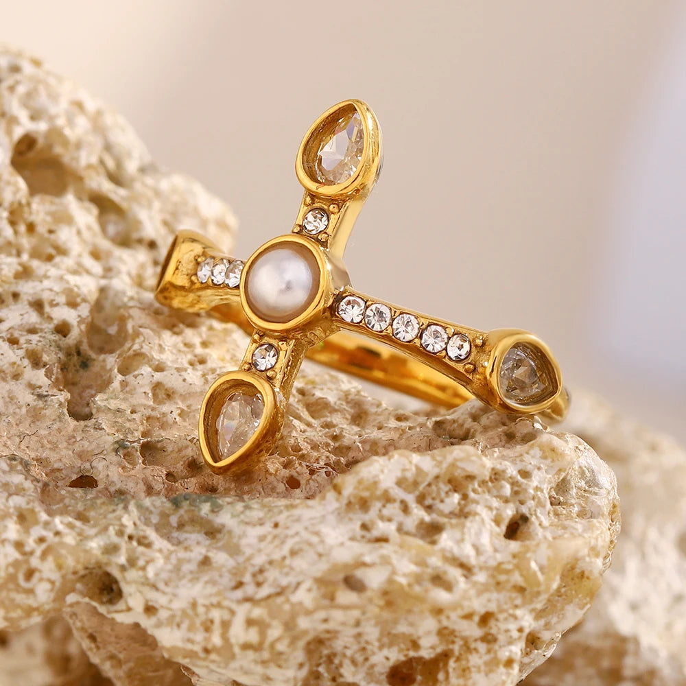 Divine Cross Ring
